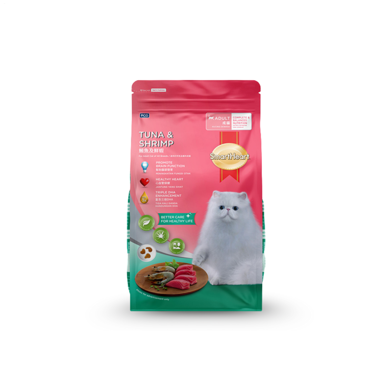 SmartHeart Adult Dry Cat Food Tuna & Shrimp 7kg