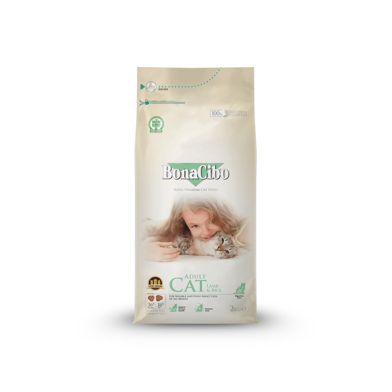 Bonacibo Super Premium Cat (Lamb & Rice) 2KG
